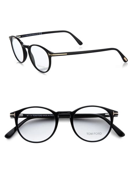 Round optical frame in black 